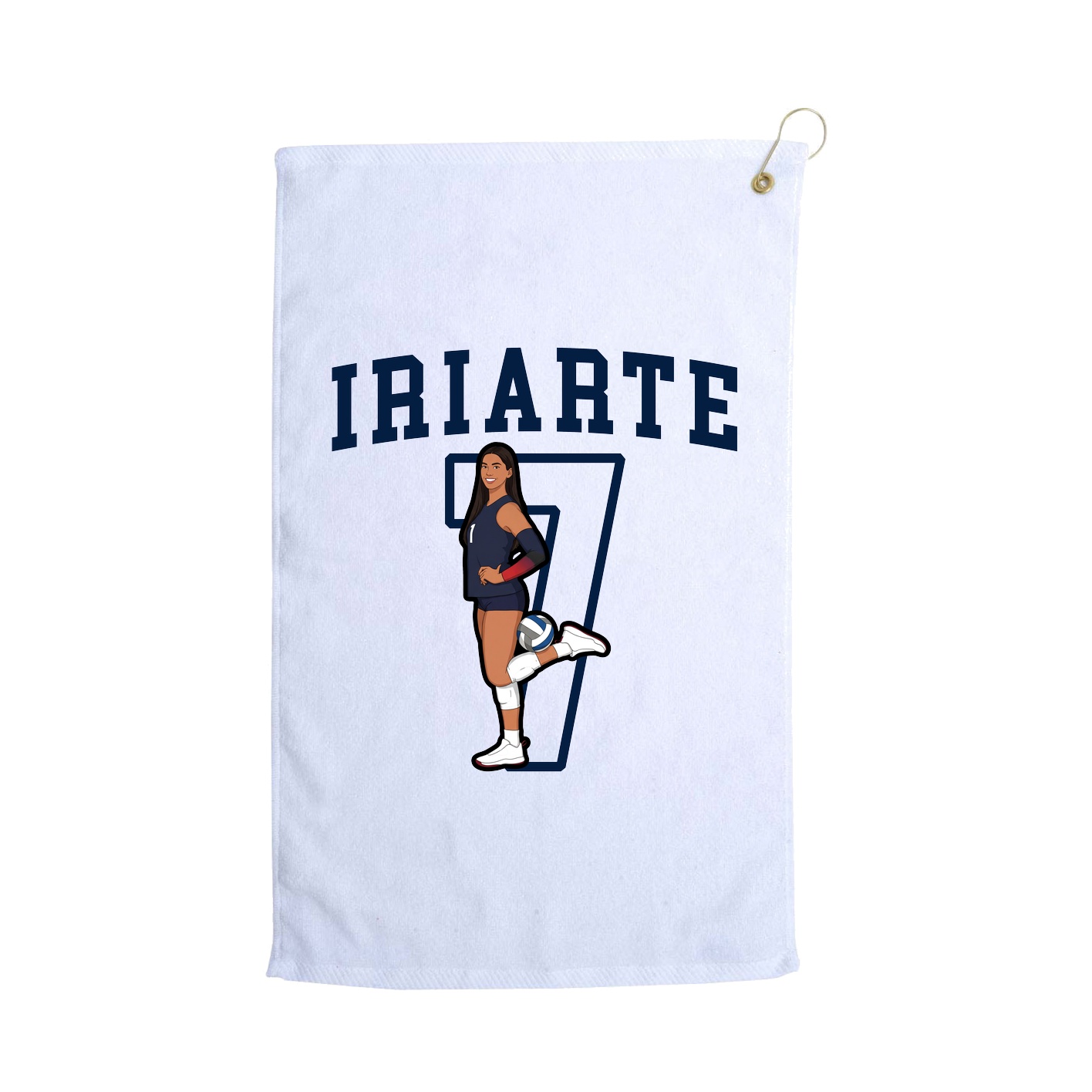 Golf Towel — Shirsey in White