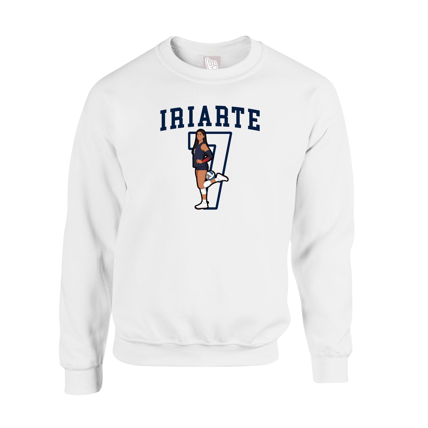 Fleece Crew — Shirsey in White