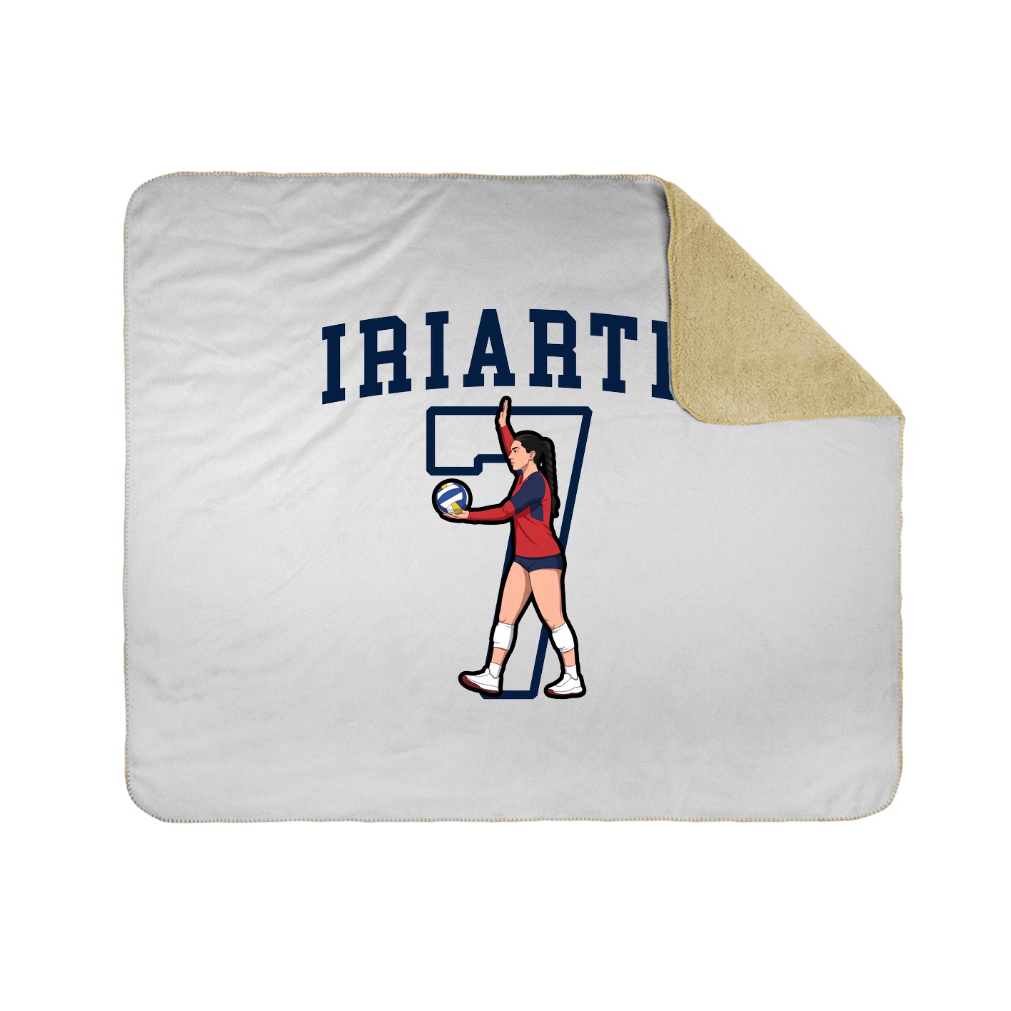 Throw Blanket — Shirsey in White