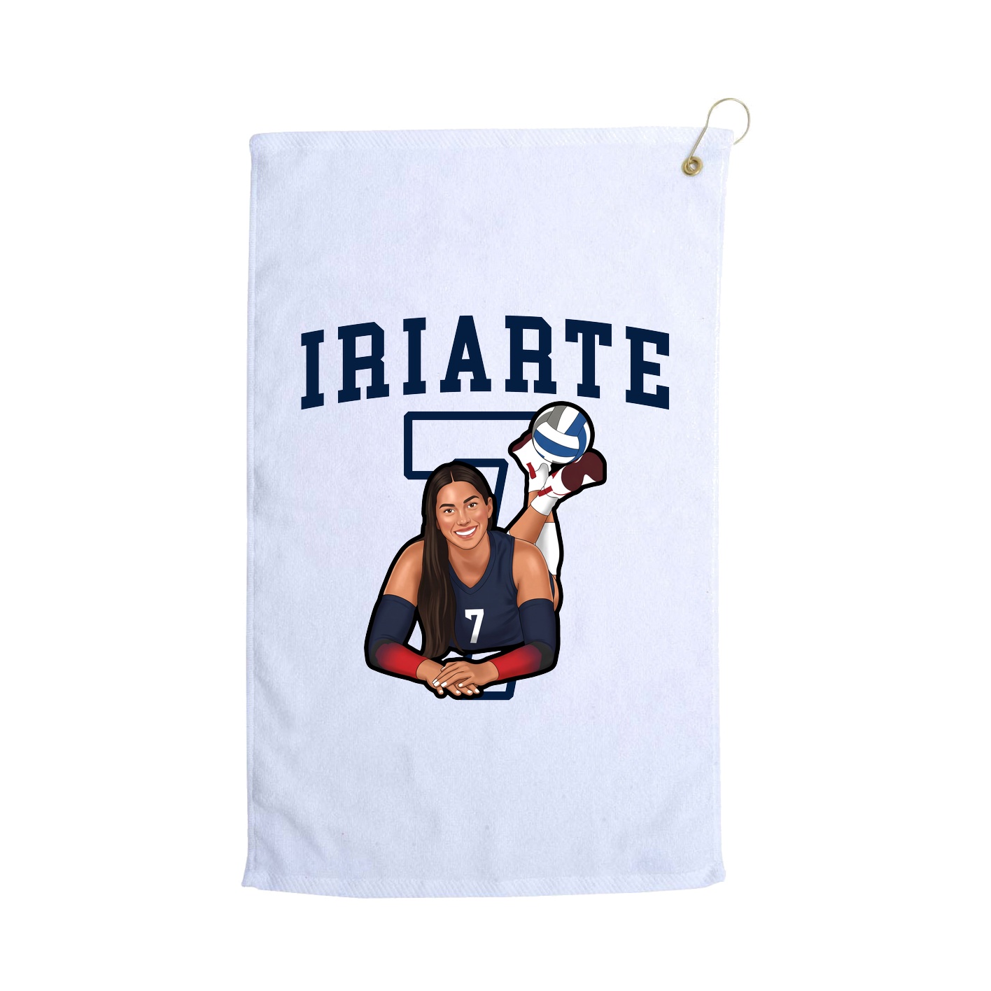 Golf Towel — Shirsey in White