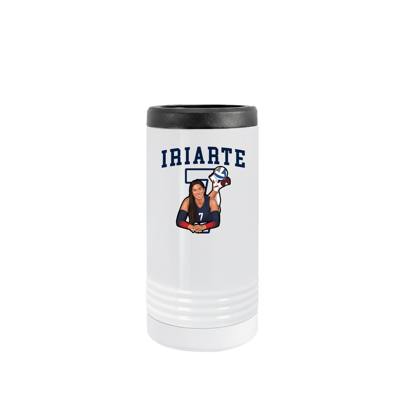 Slim Beverage Holder — Shirsey in White