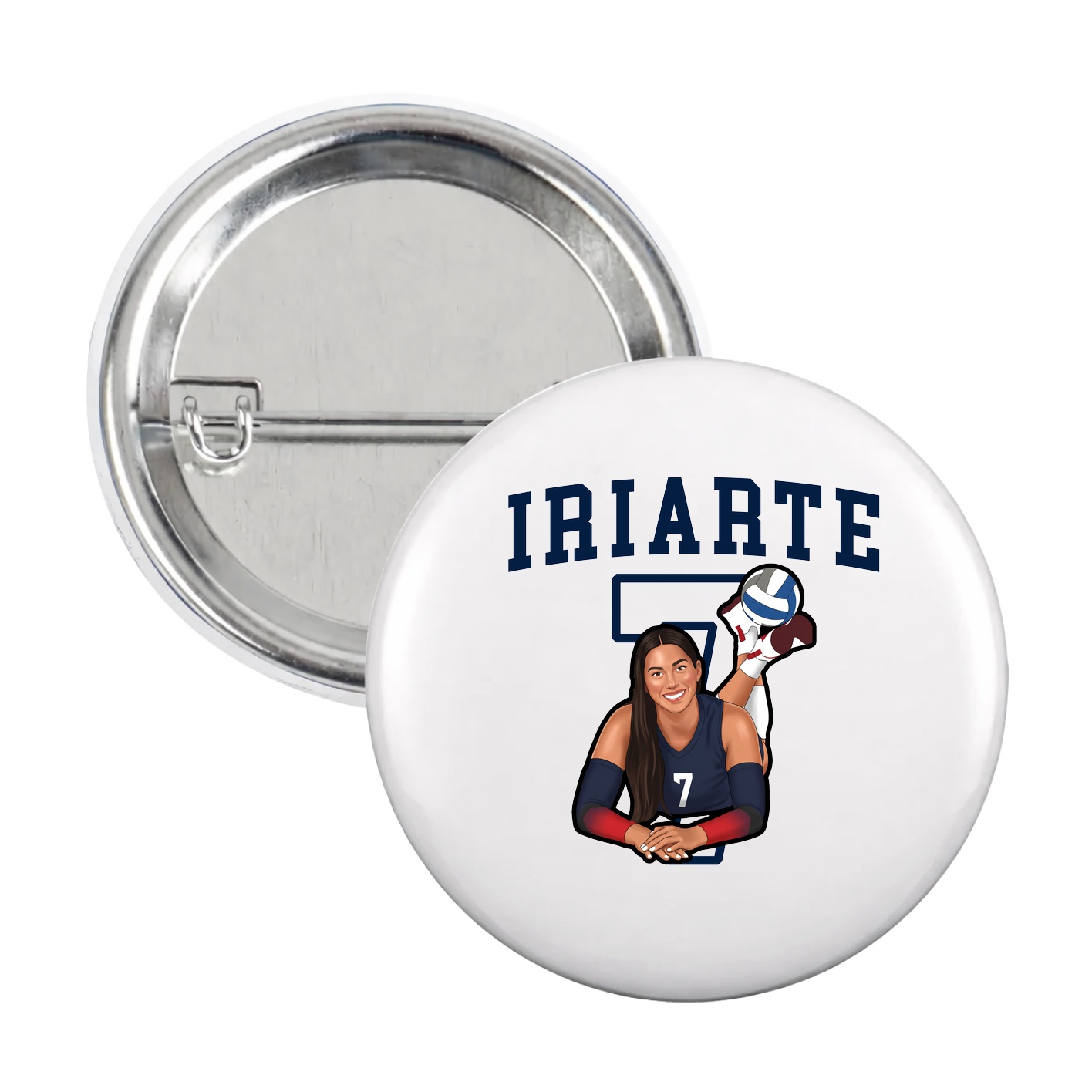 Game Day Button — Shirsey in White