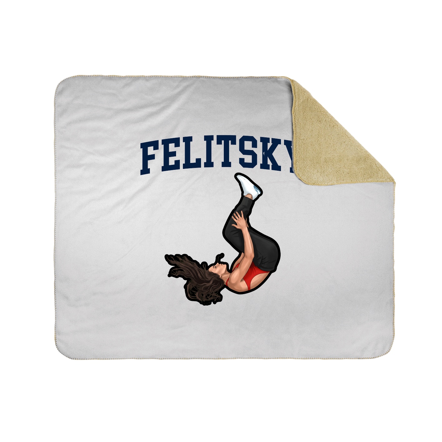 Throw Blanket — Shirsey in White