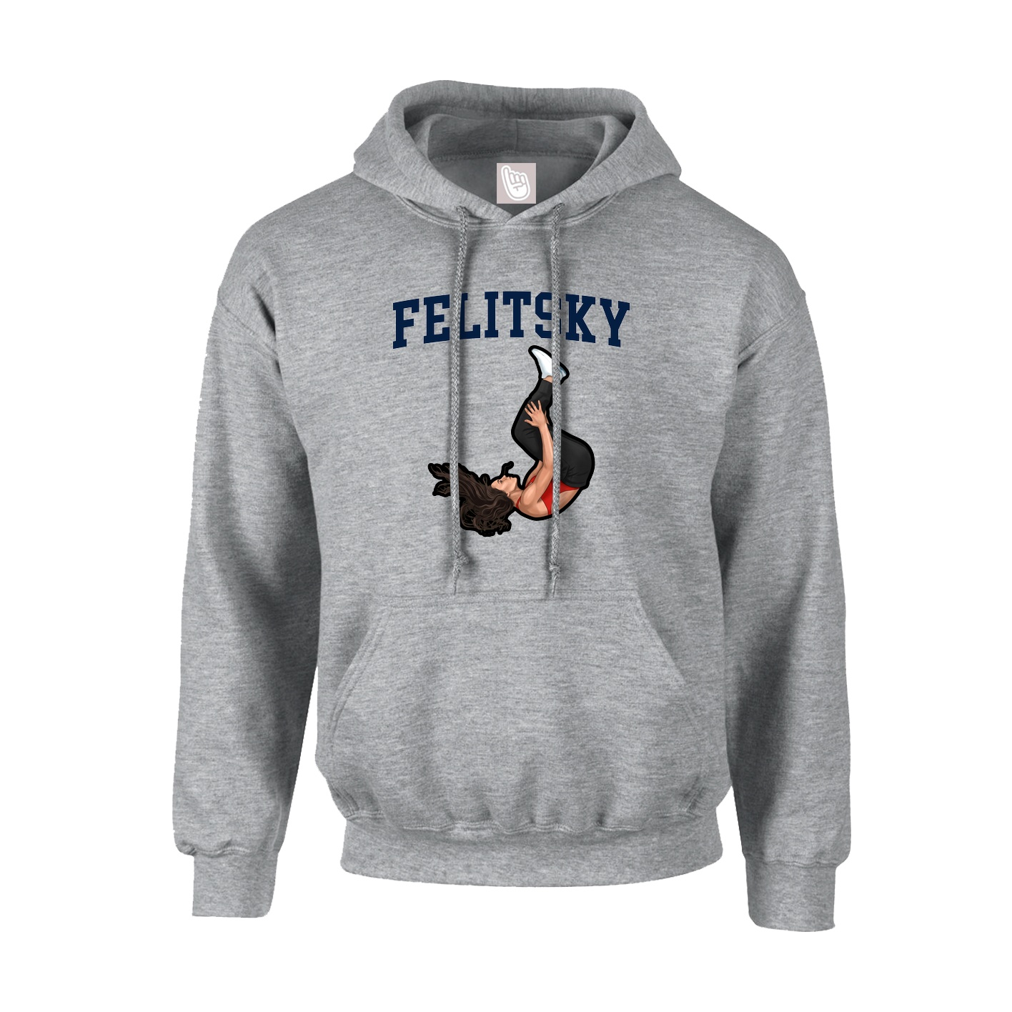 Hoodie — Shirsey in Grey