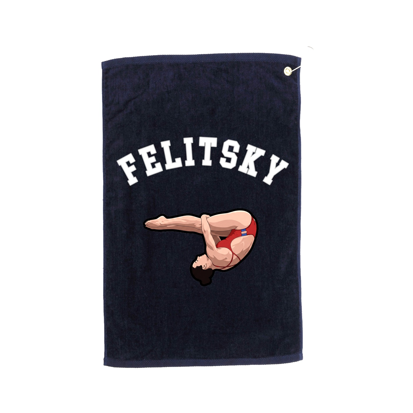 Golf Towel — Shirsey Arch in Navy