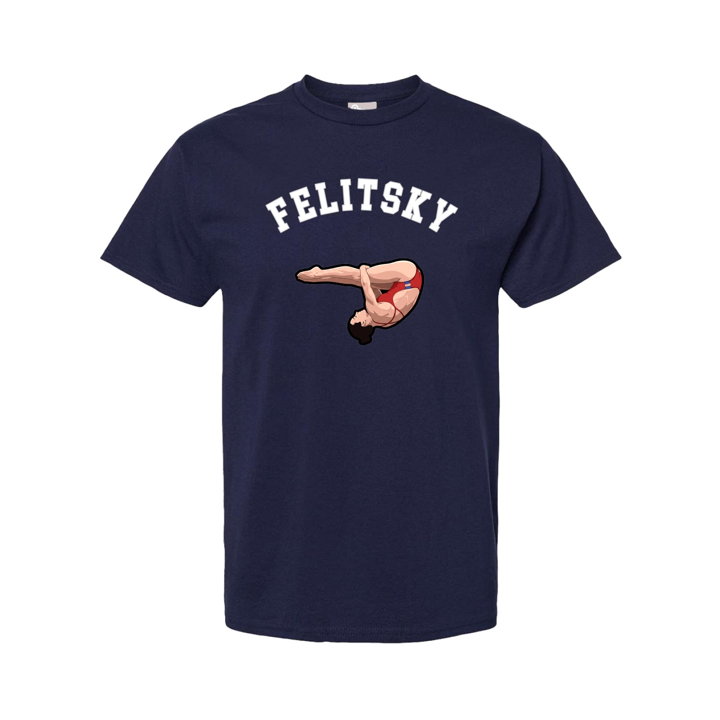 Youth Tee — Shirsey Arch in Navy
