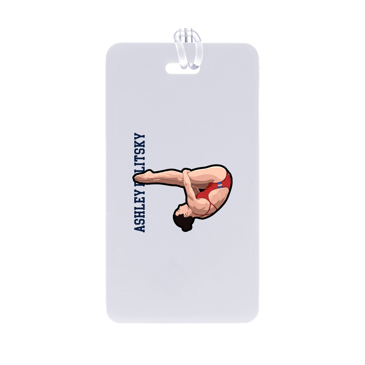 Bag Tag — Name Vertical in Classic