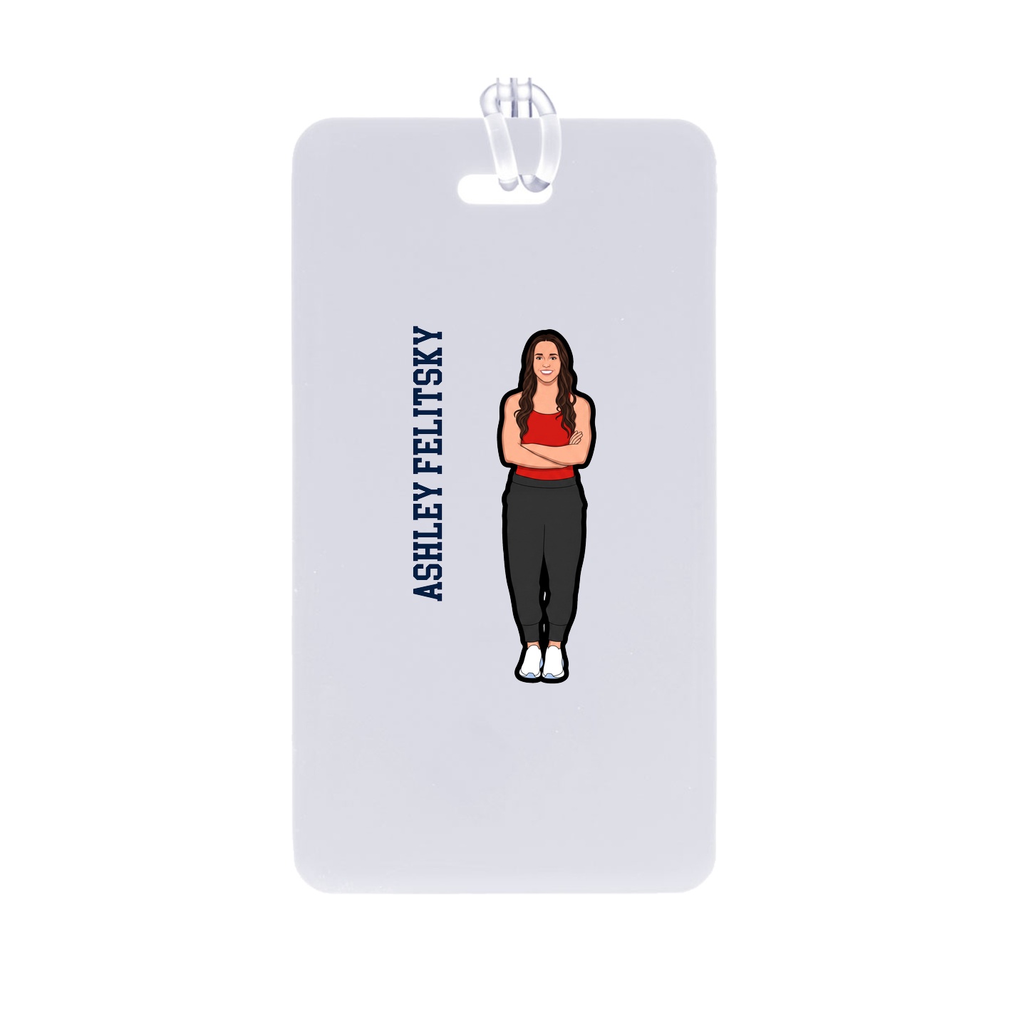 Bag Tag — Name Vertical in Classic