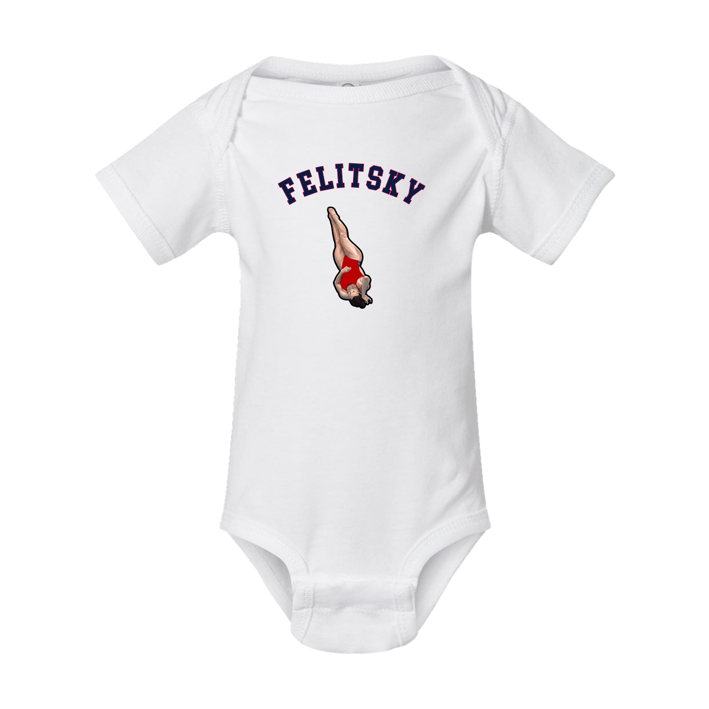 Baby Onesie — Shirsey Arch in White