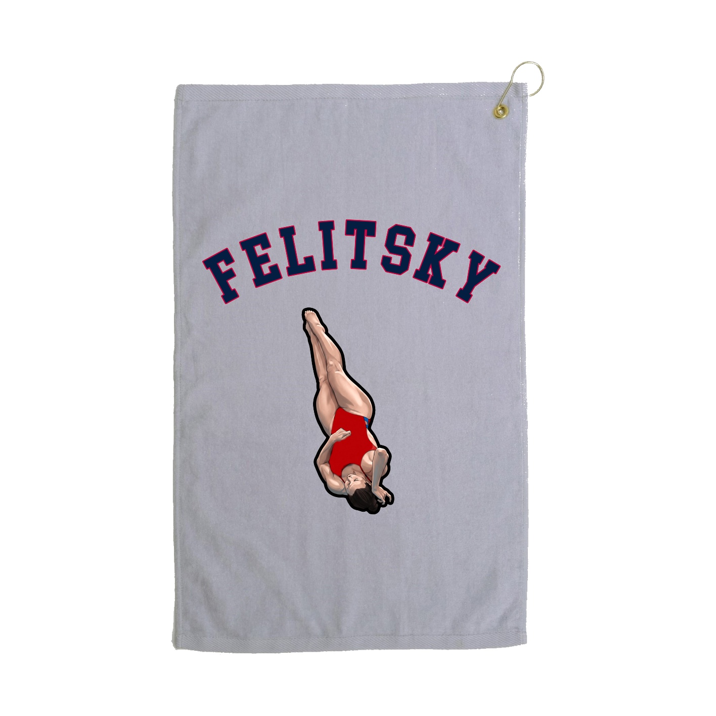 Golf Towel — Shirsey Arch in Grey