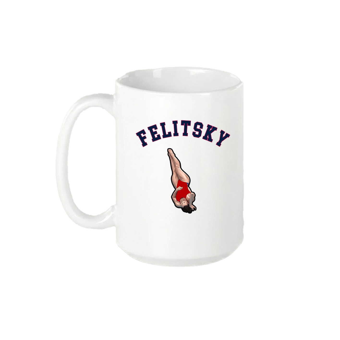 15oz Coffee Mug — Shirsey Arch in White