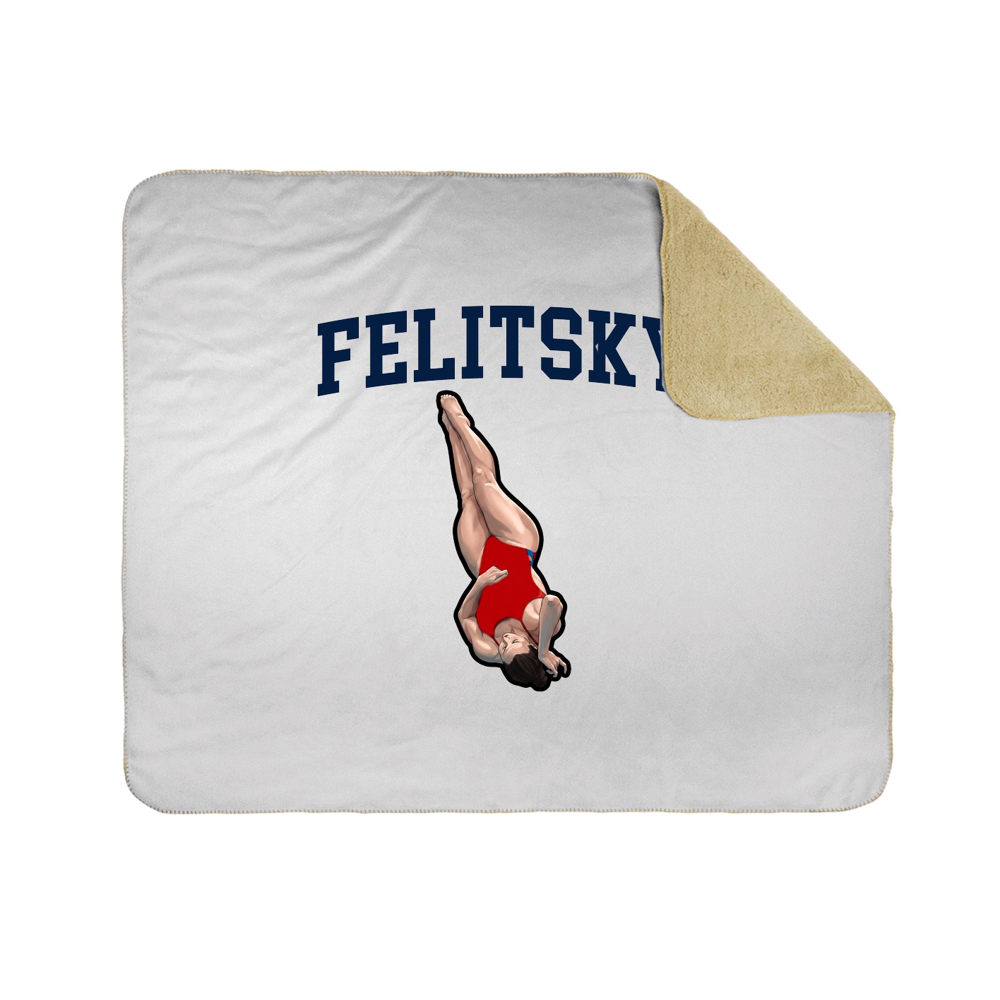 Throw Blanket — Shirsey in White