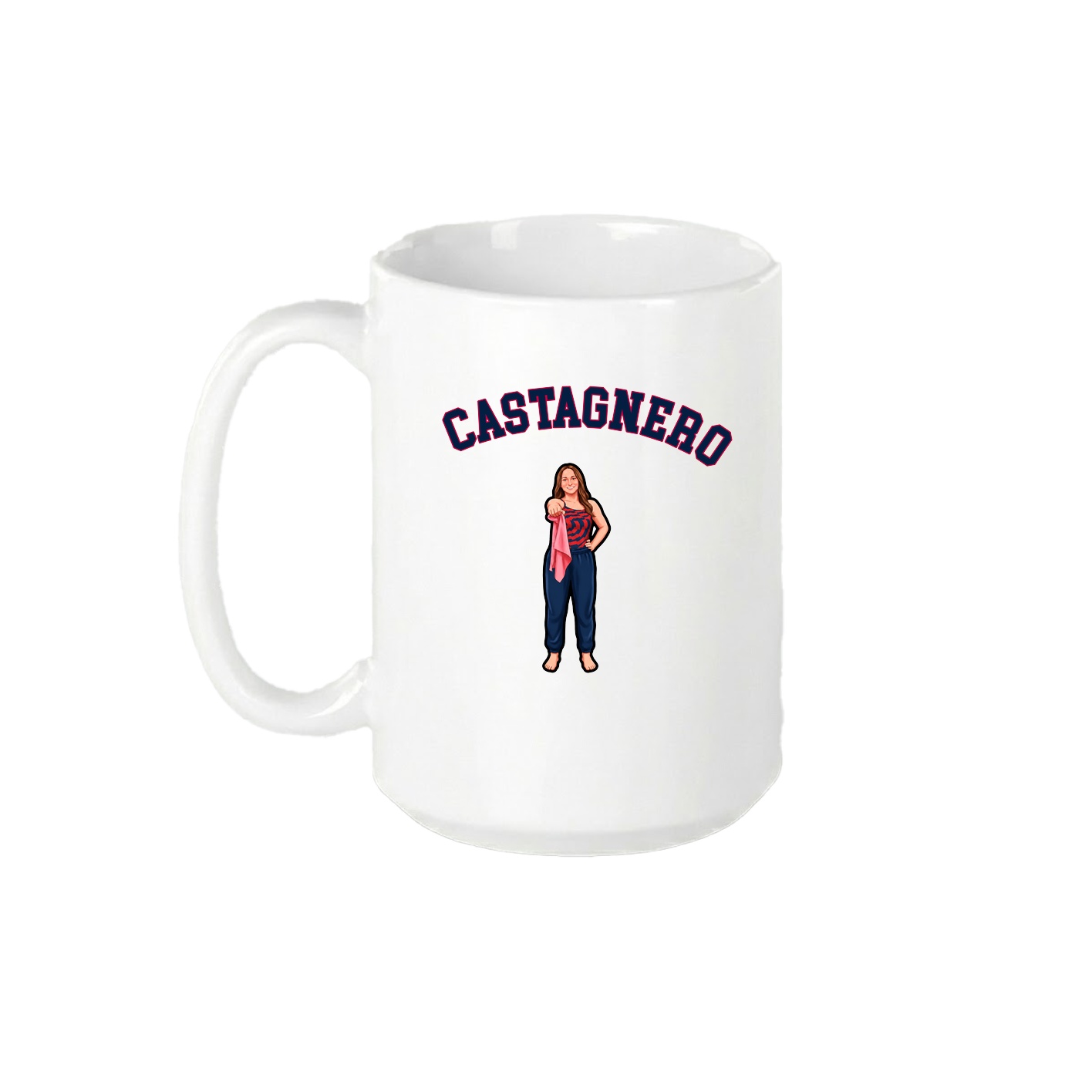 15oz Coffee Mug — Shirsey Arch in White