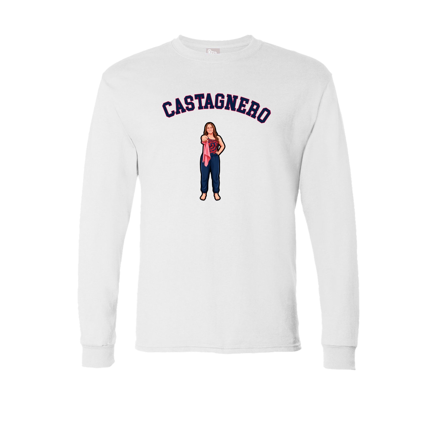 Long Sleeve Tee — Shirsey Arch in White