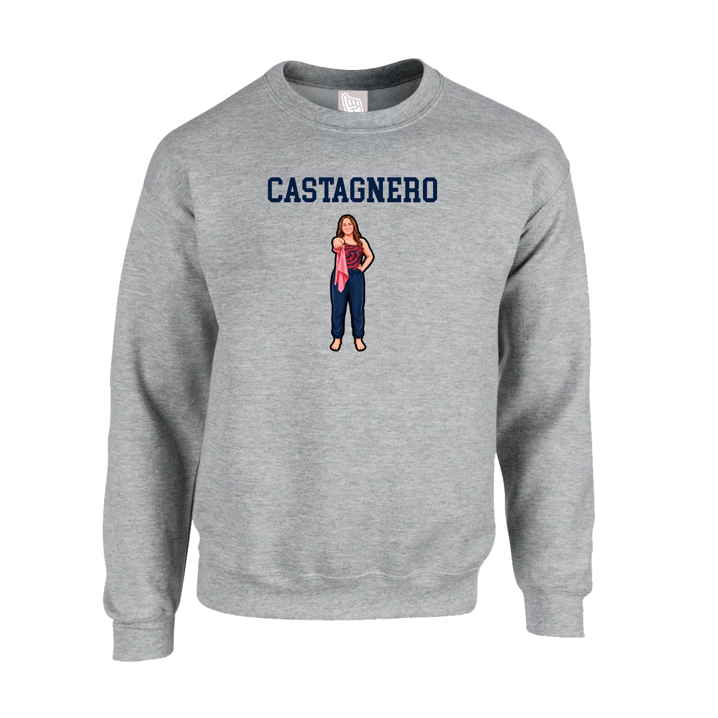 Fleece Crew — Shirsey in Grey