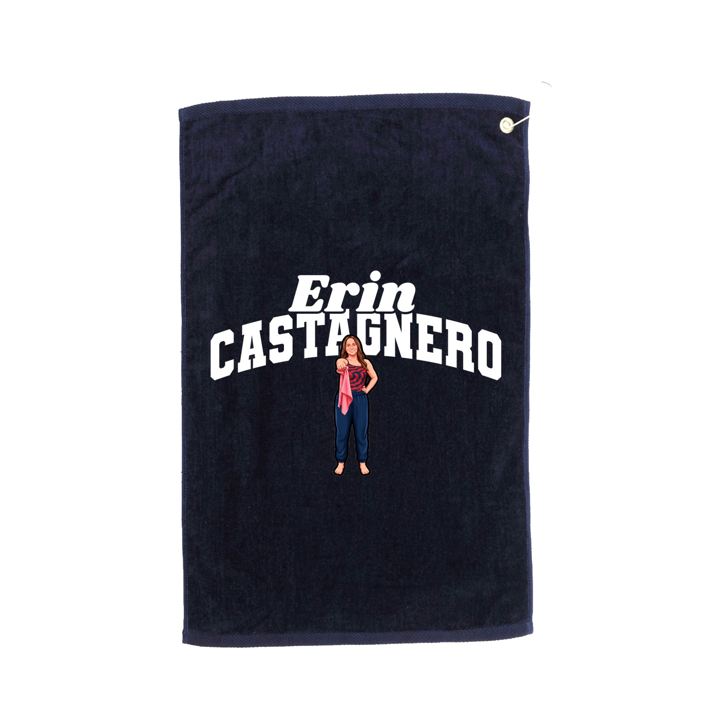 Golf Towel — Signature Arch in Navy