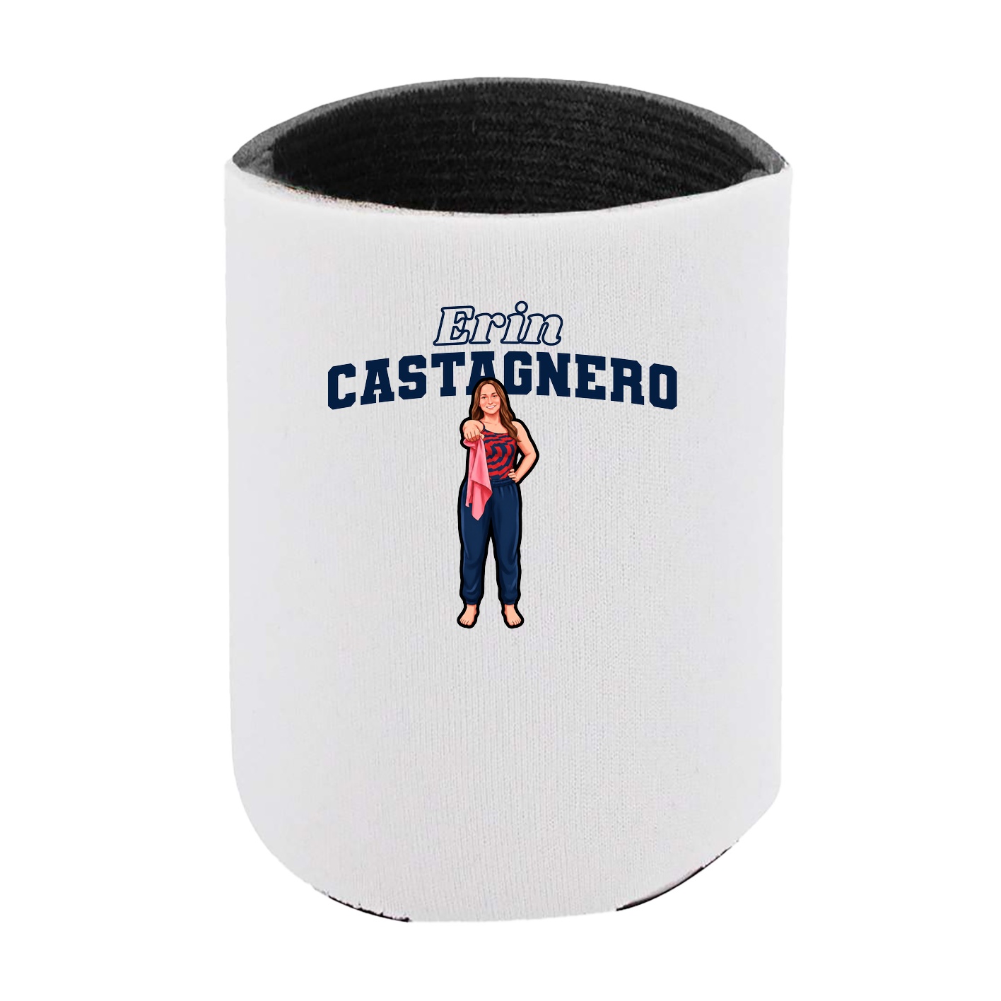 Can Holder — Name Arch in White