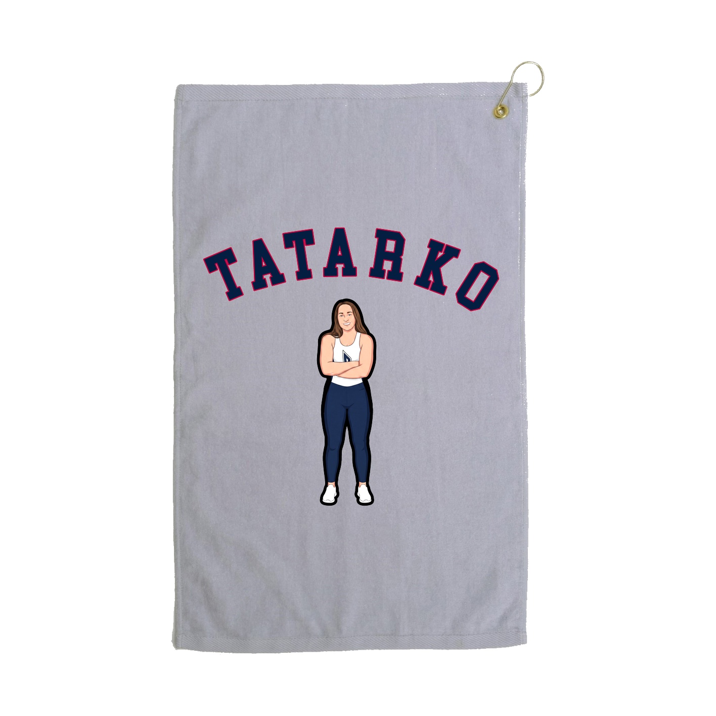 Golf Towel — Shirsey Arch in Grey