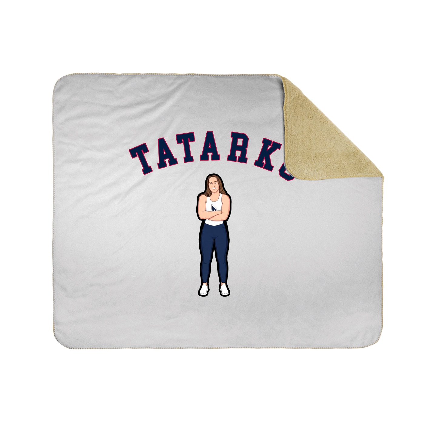 Throw Blanket — Shirsey Arch in White