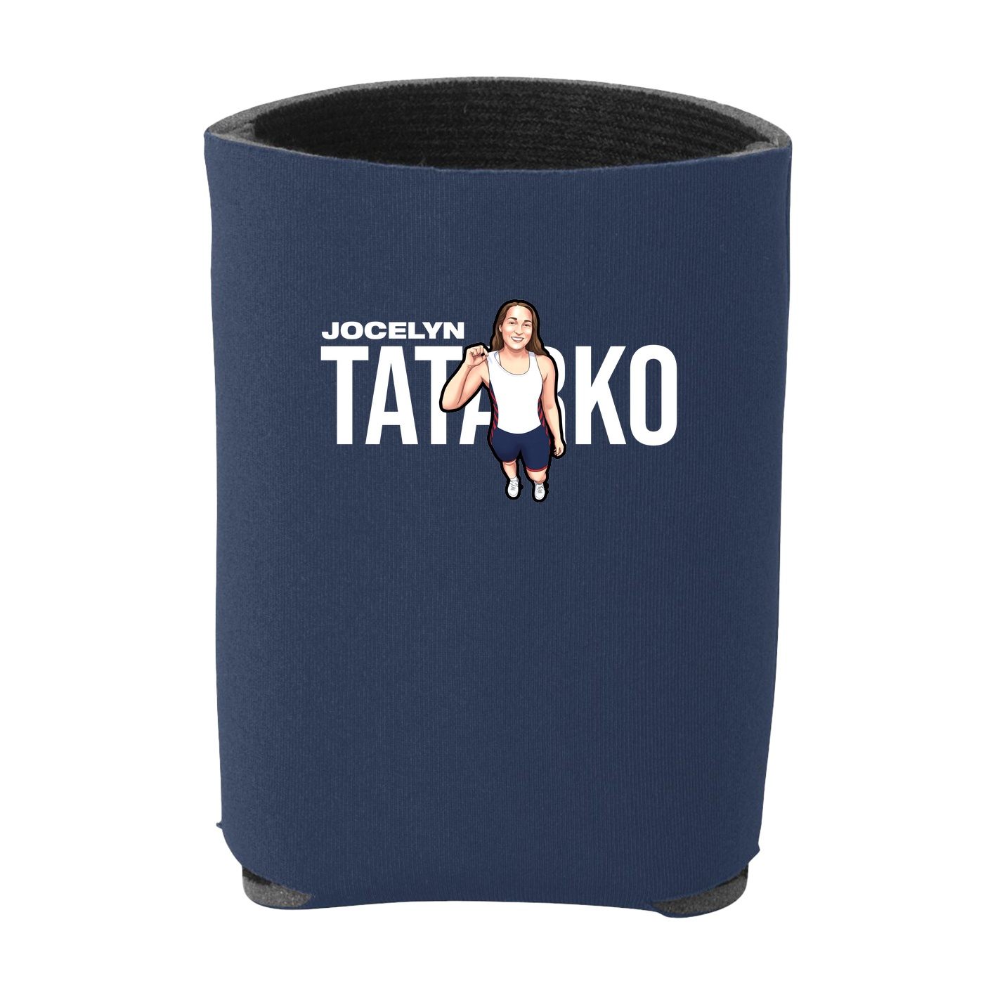Can Holder — Player Name in Navy