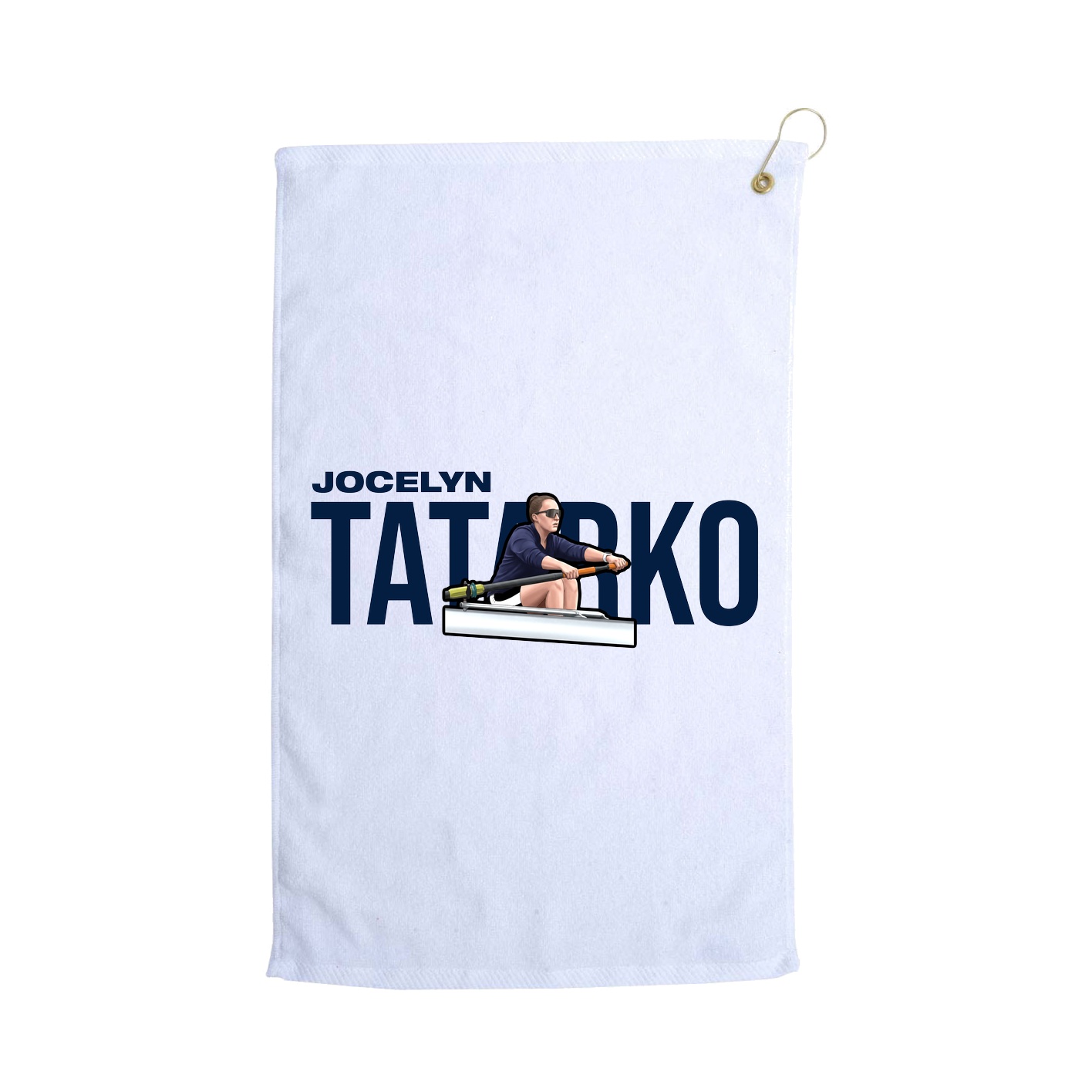 Golf Towel — Player Name in White