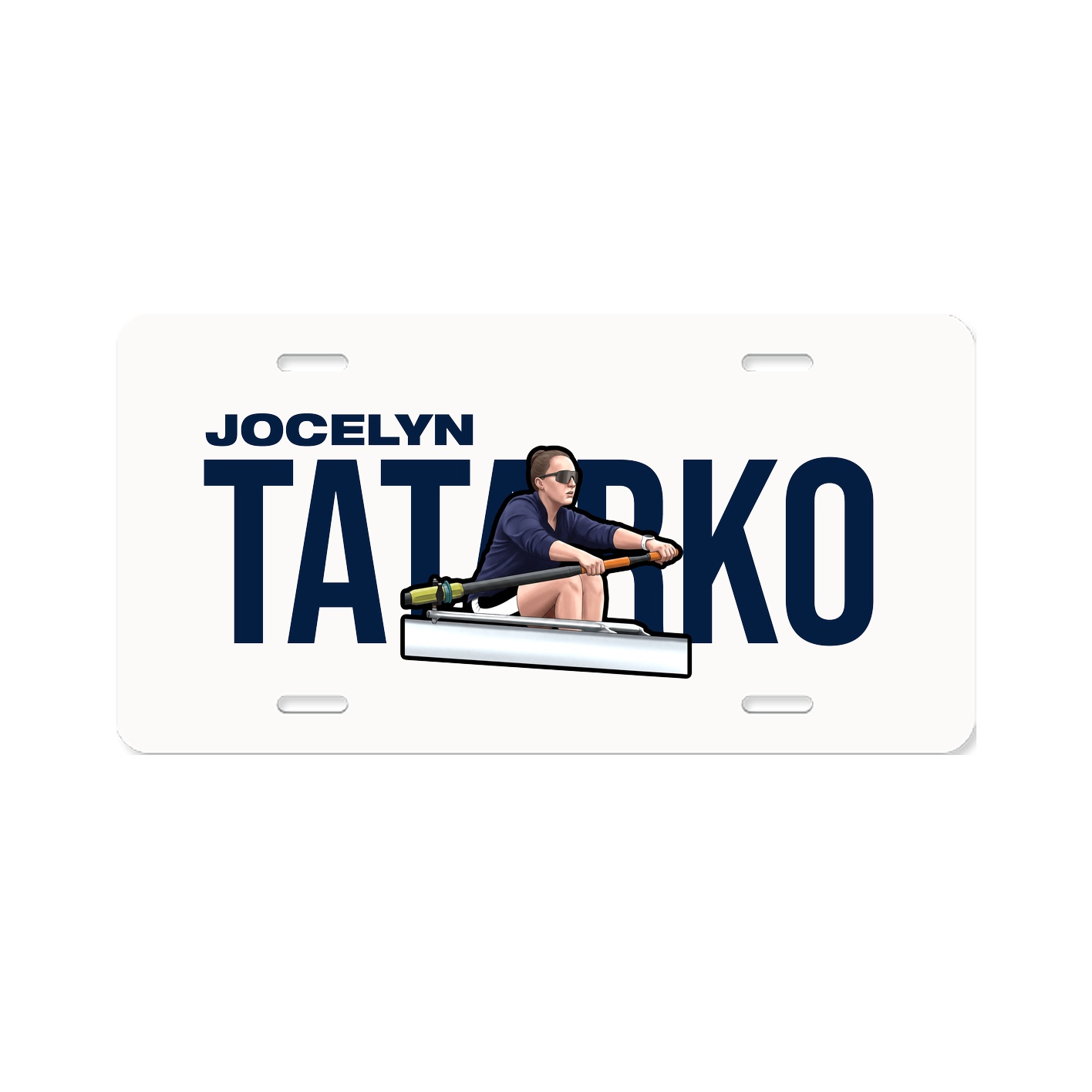 License Plate — Player Name in Classic