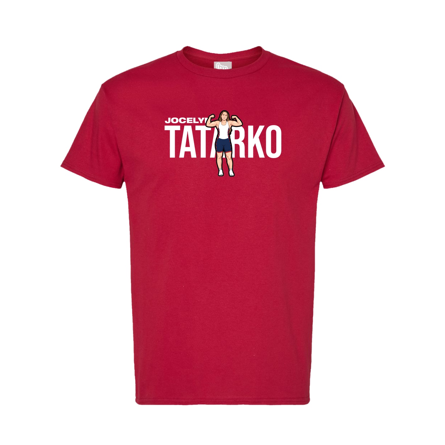 Tee — Player Name in Crimson
