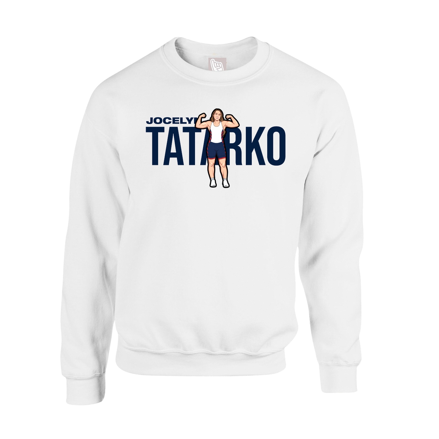 Fleece Crew — Player Name in White