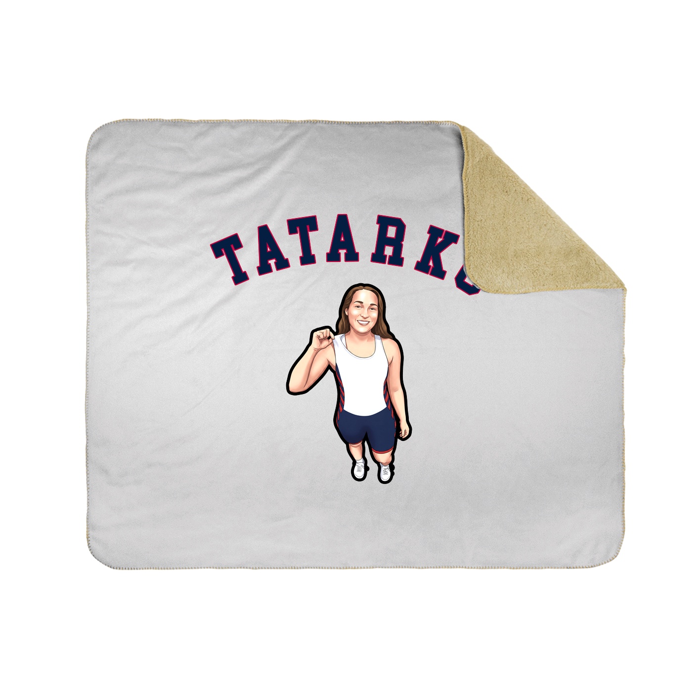 Throw Blanket — Shirsey Arch in White