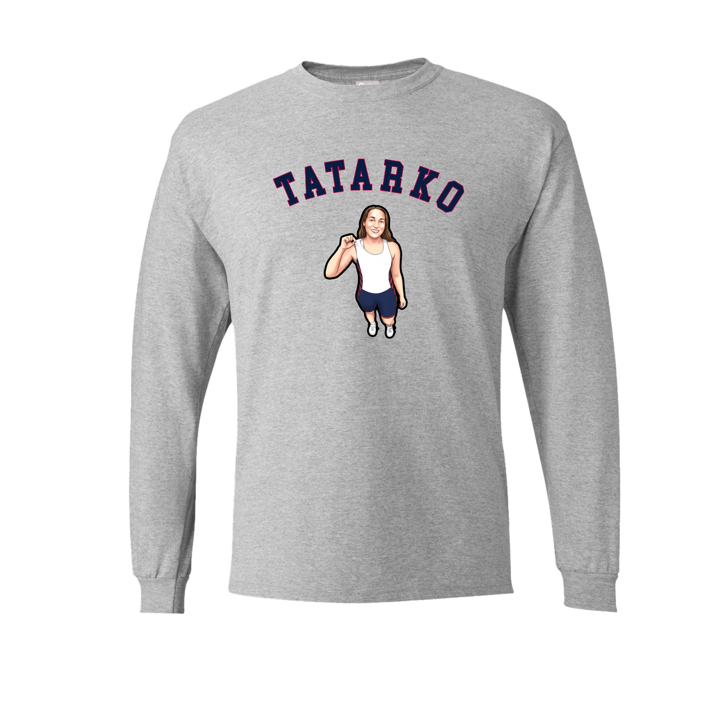 Long Sleeve Tee — Shirsey Arch in Grey