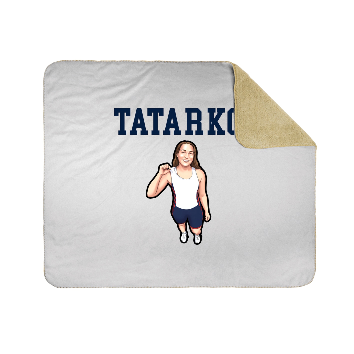 Throw Blanket — Shirsey in White