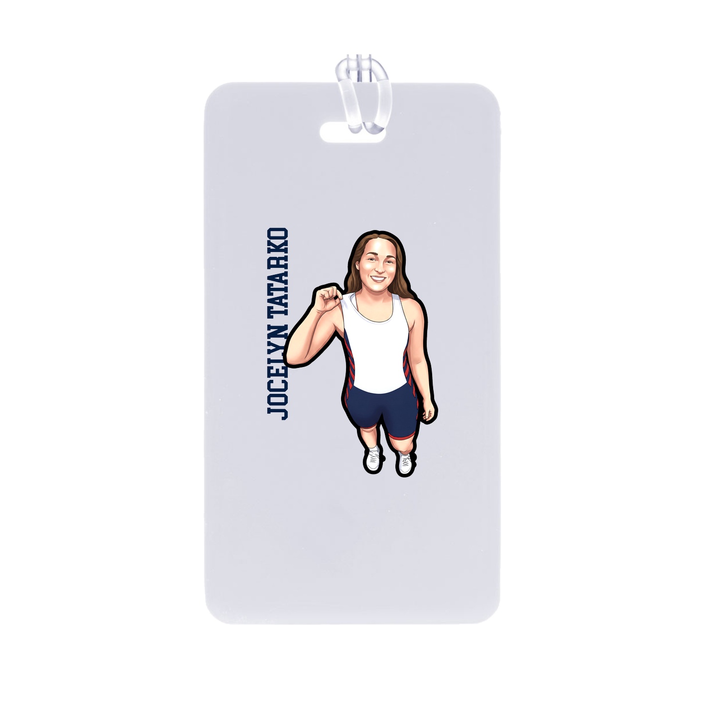 Bag Tag — Name Vertical in Classic