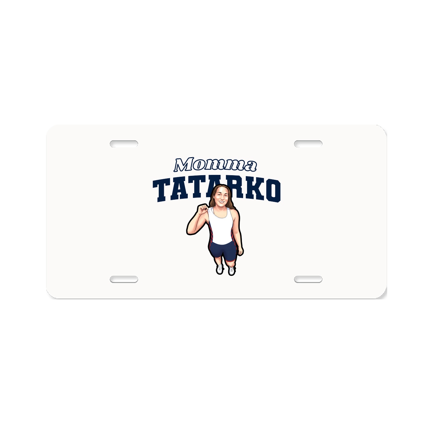 License Plate — Mothers Day Block in Classic