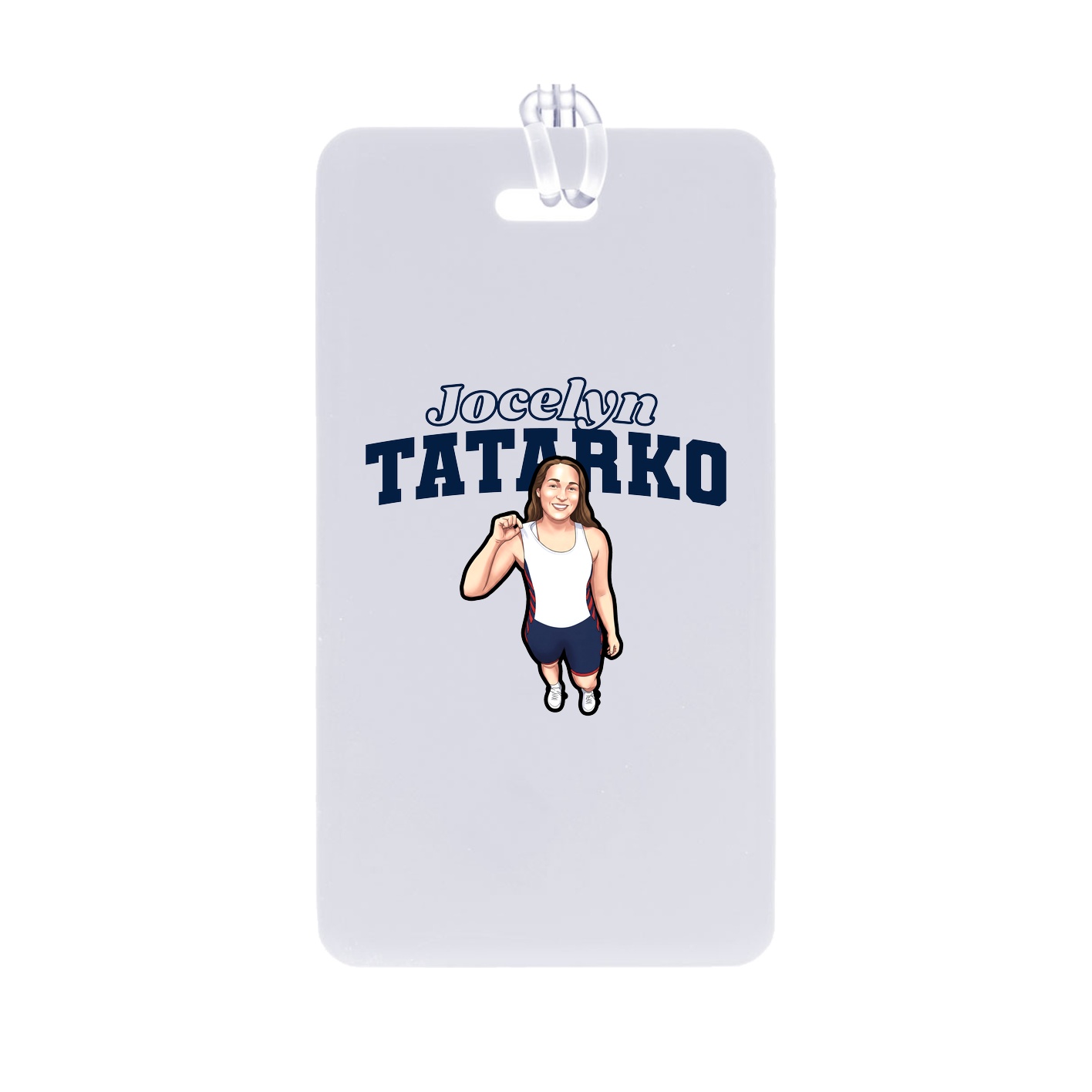 Bag Tag — Name Arch in Classic