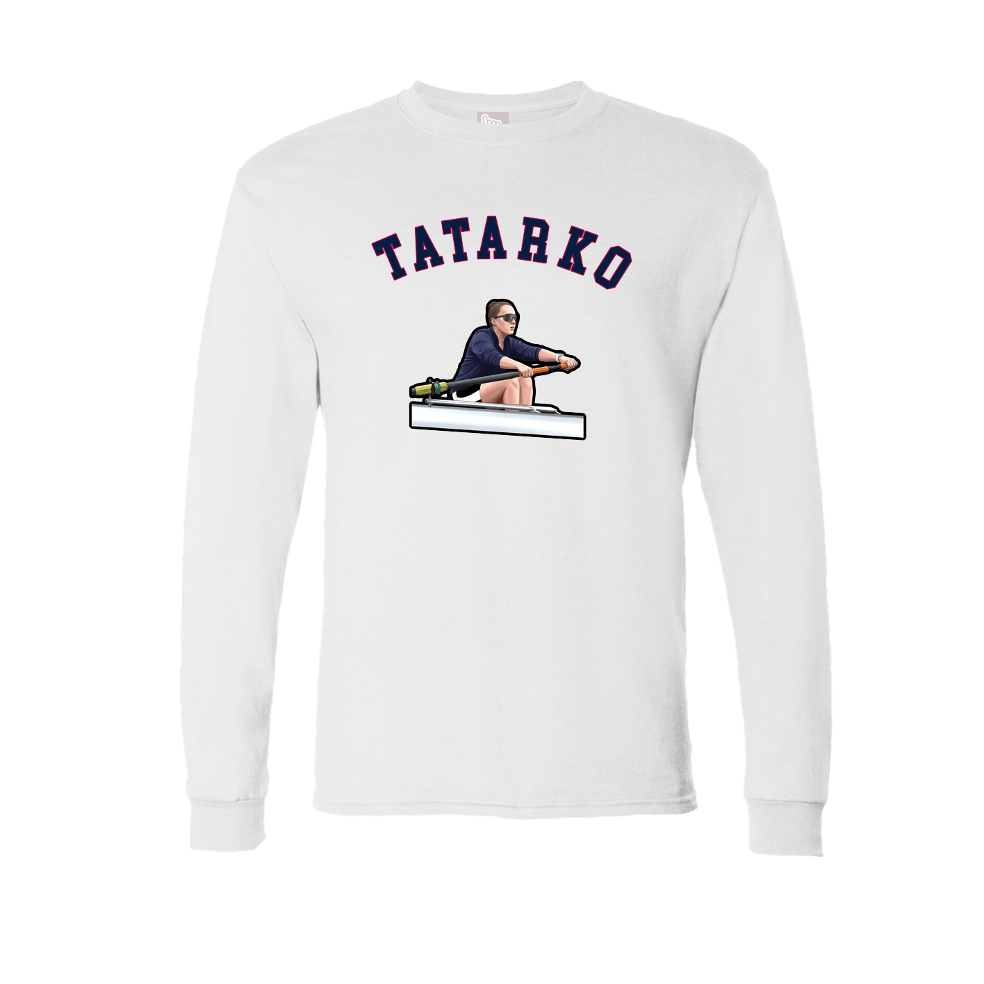 Long Sleeve Tee — Shirsey Arch in White