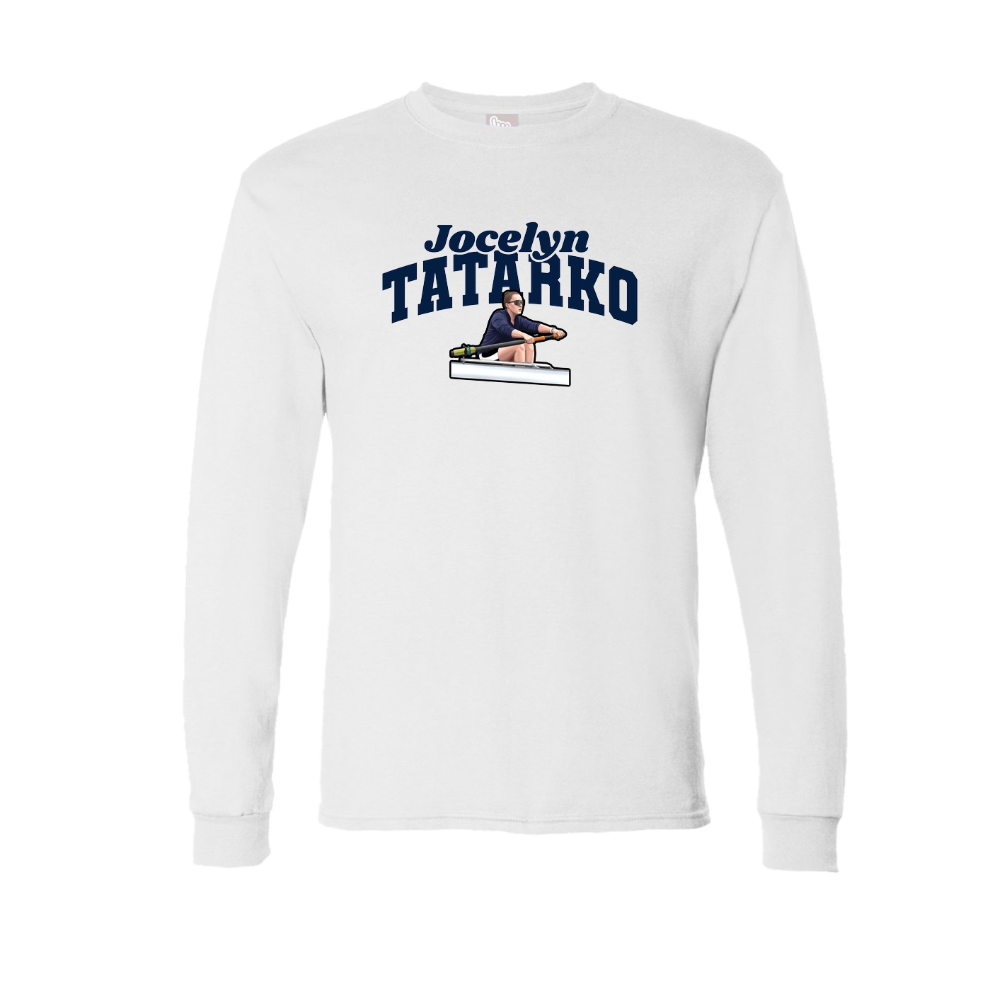 Long Sleeve Tee — Signature Arch in White