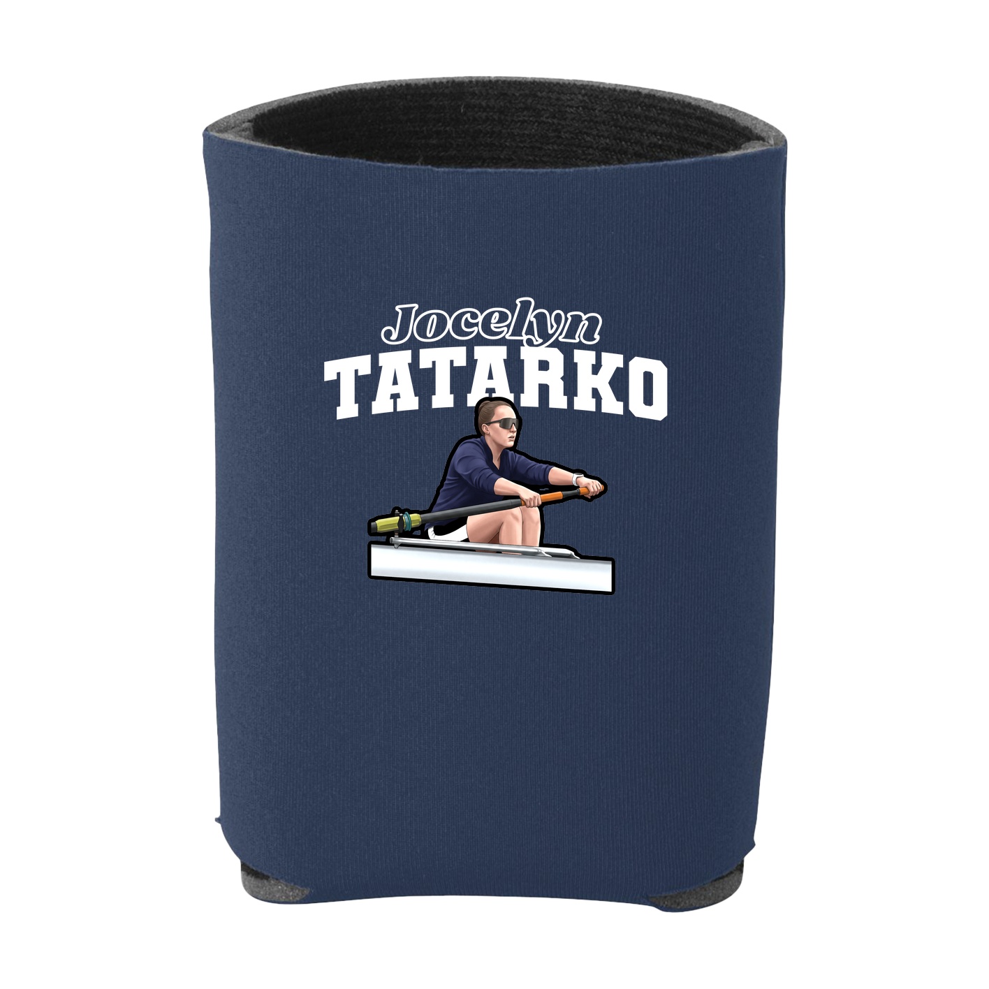 Can Holder — Name Arch in Navy