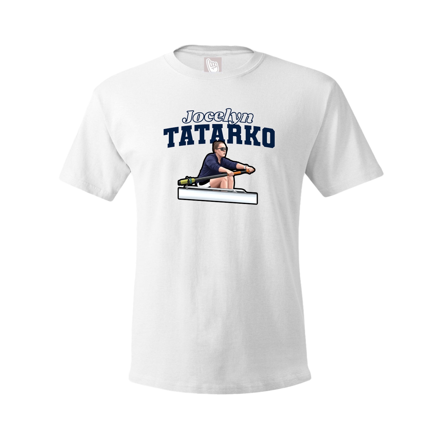 Tee — Name Arch in White