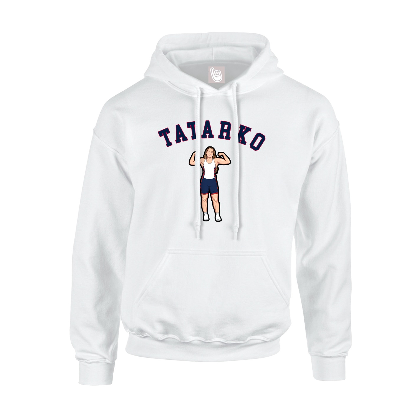 Youth Hoodie — Shirsey Arch in White