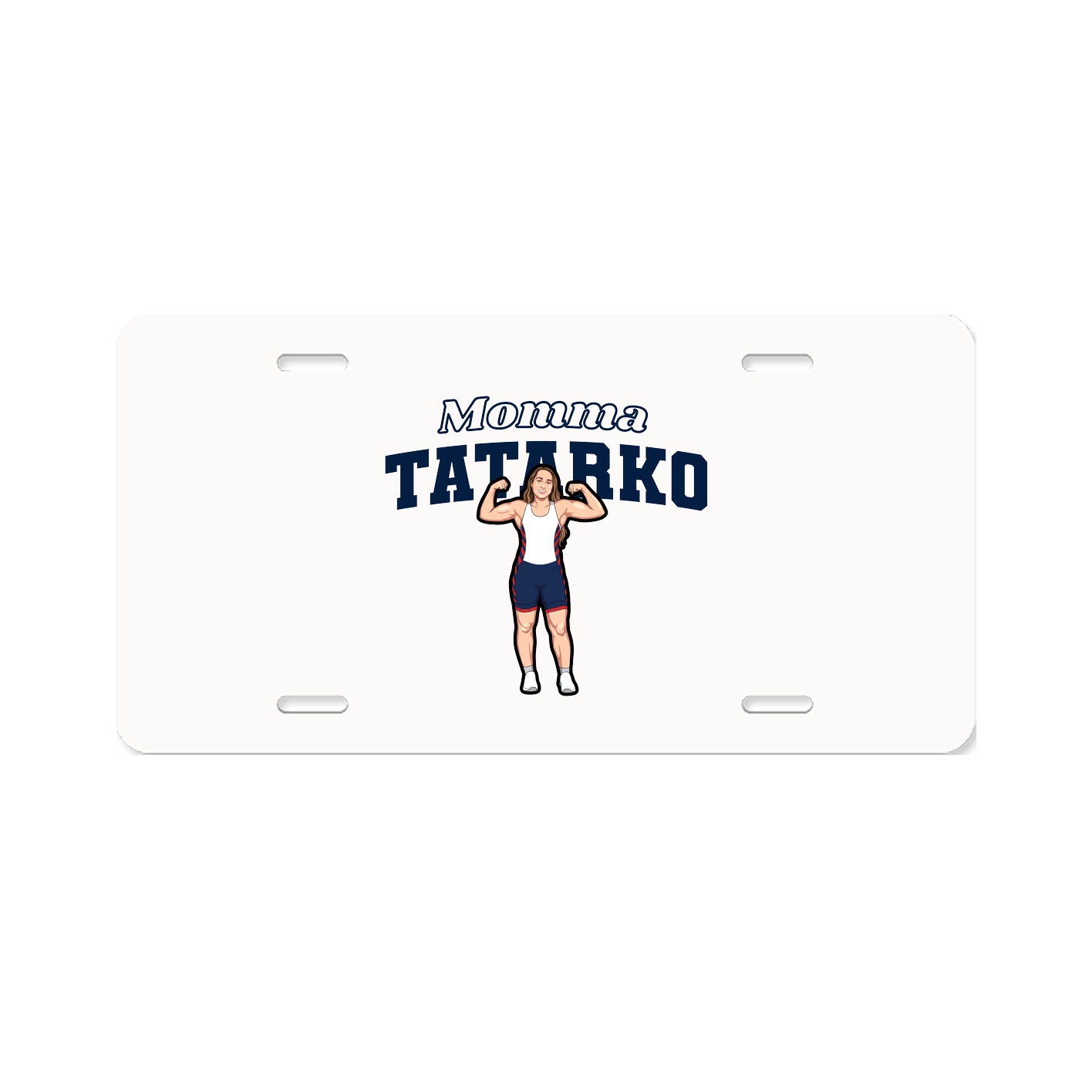 License Plate — Mothers Day Block in Classic