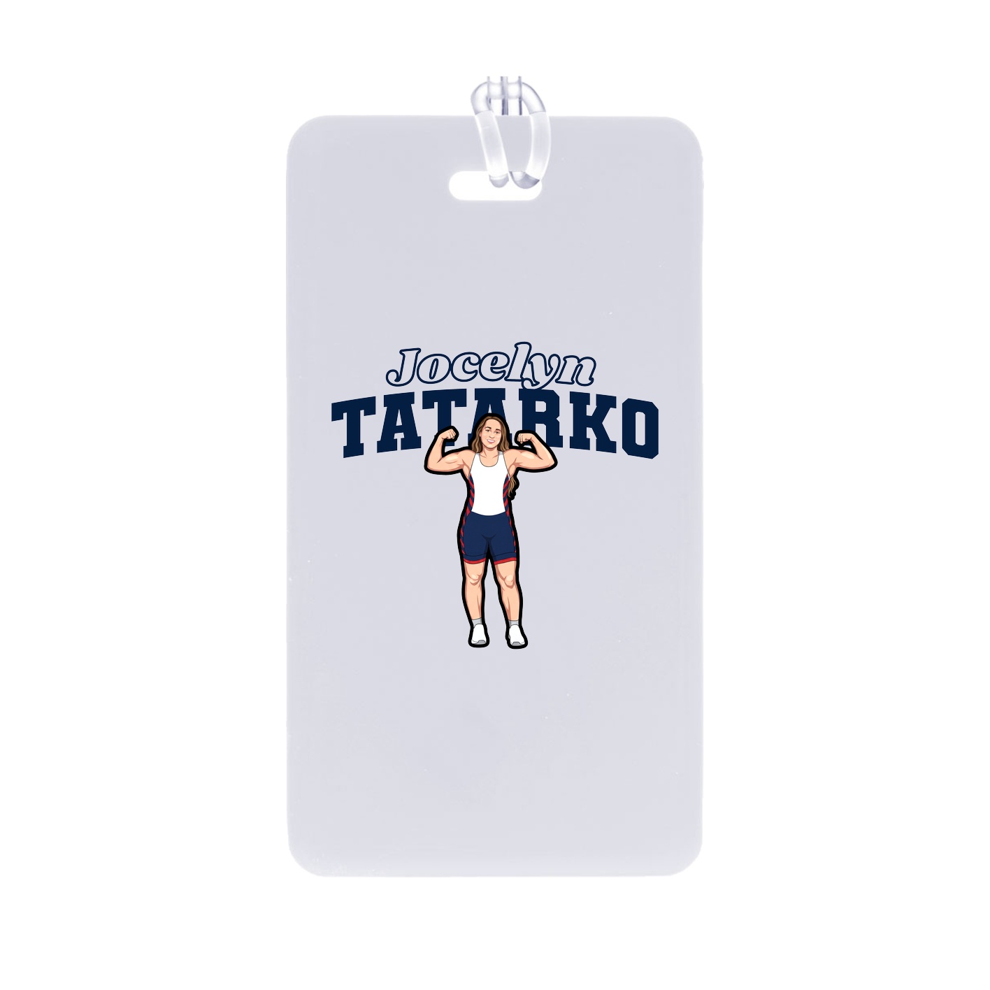 Bag Tag — Name Arch in Classic