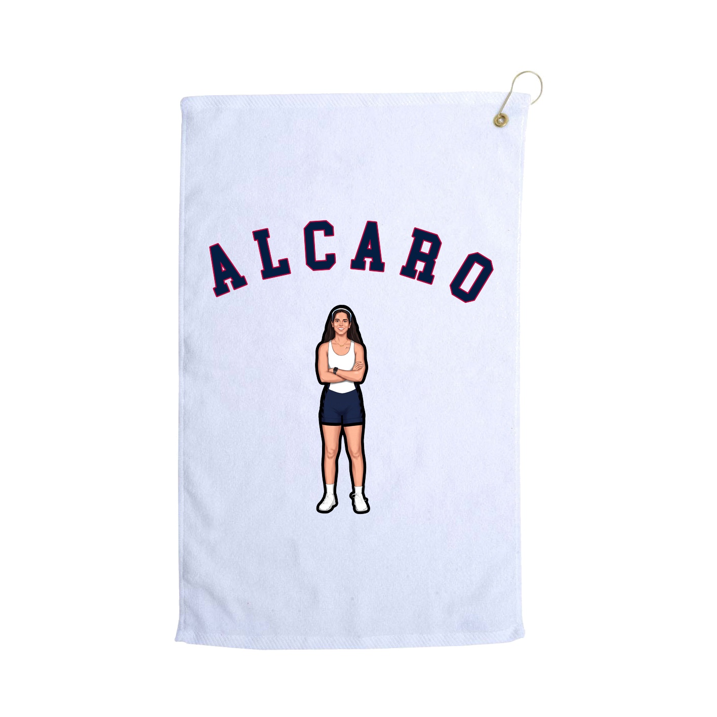 Golf Towel — Shirsey Arch in White
