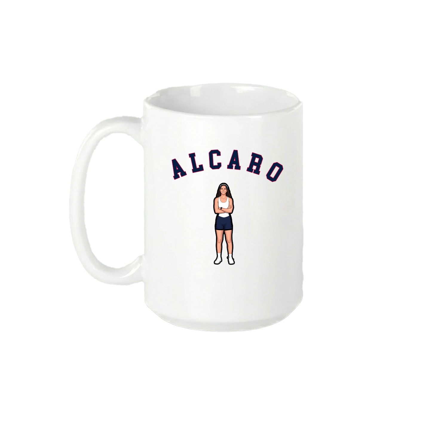 15oz Coffee Mug — Shirsey Arch in White
