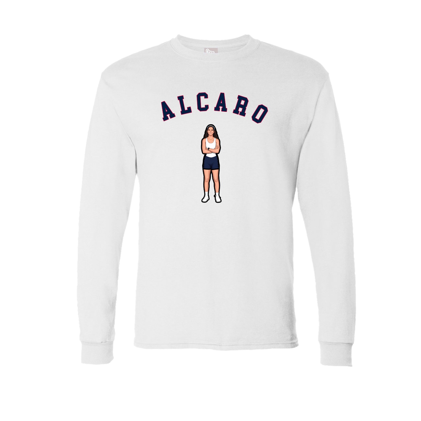 Long Sleeve Tee — Shirsey Arch in White