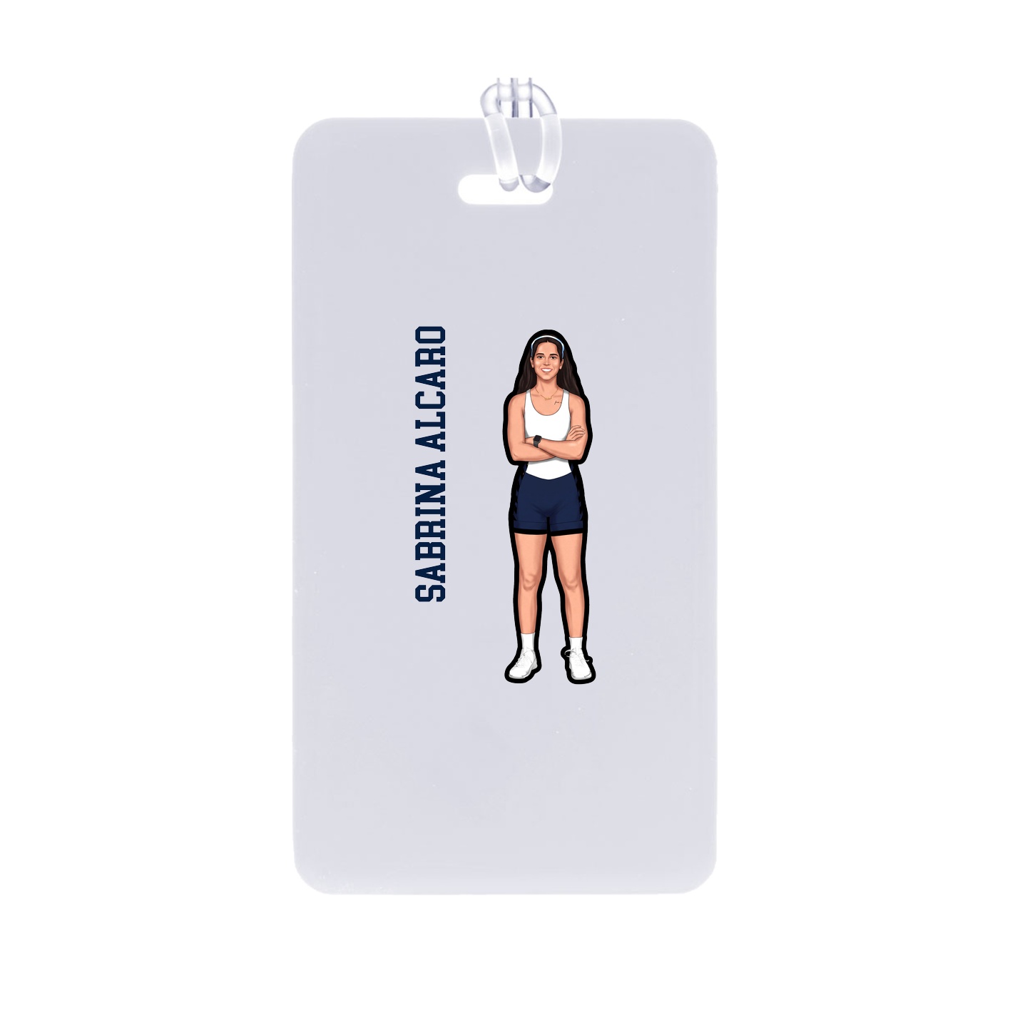 Bag Tag — Name Vertical in Classic