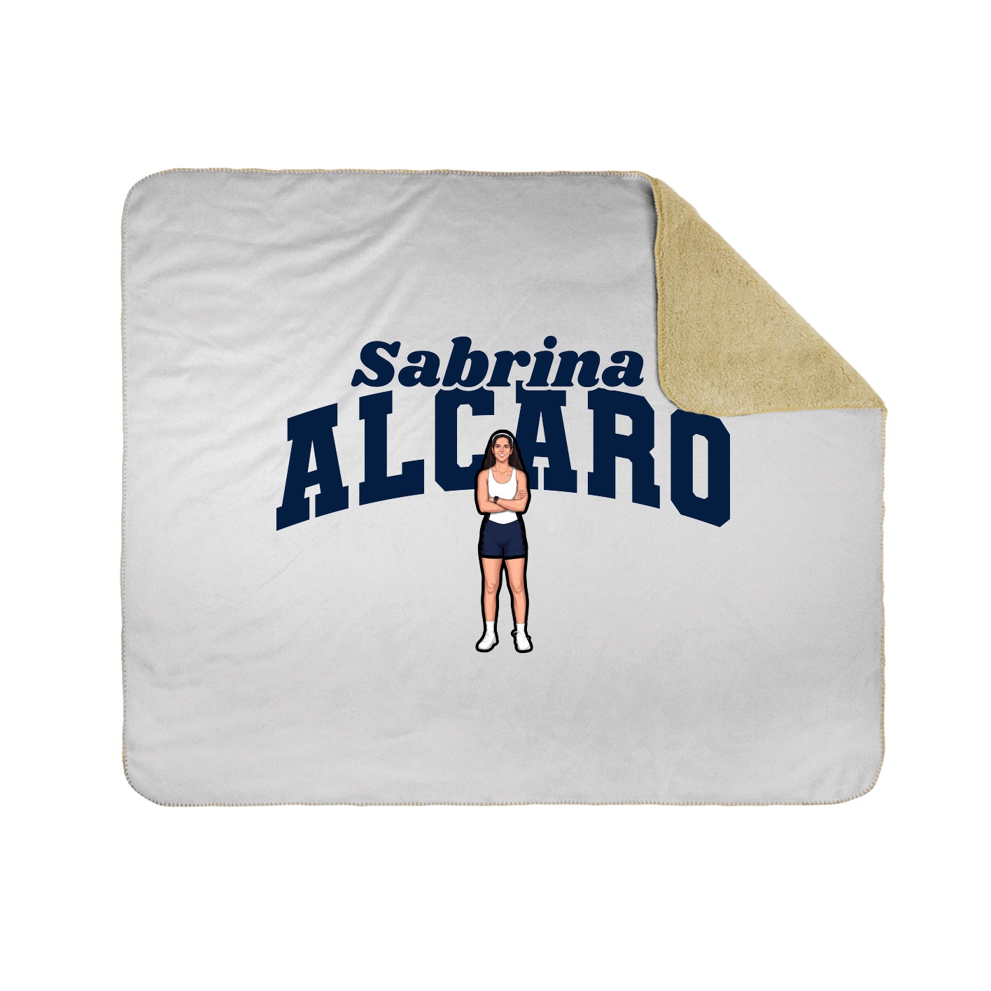 Throw Blanket — Signature Arch in White