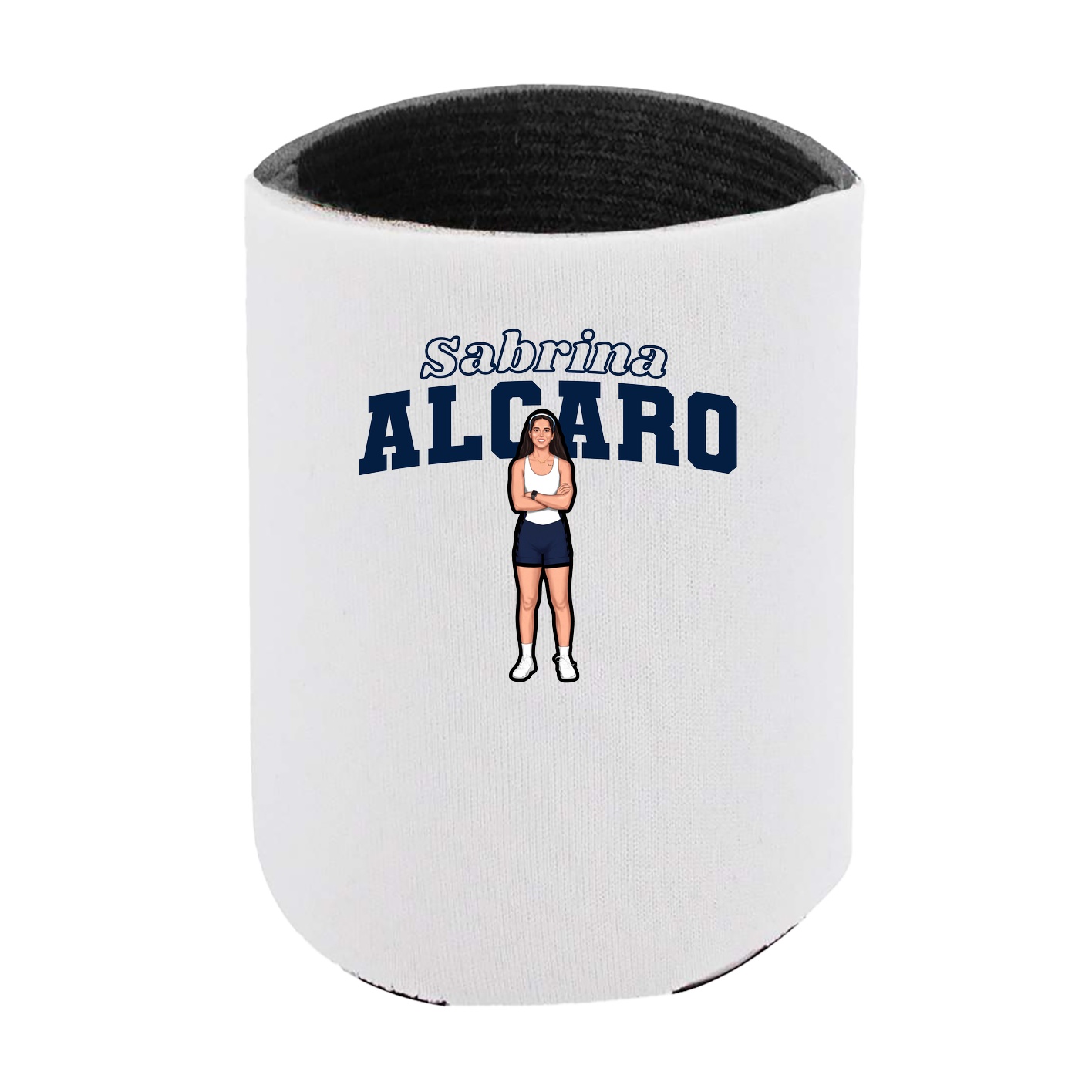 Can Holder — Name Arch in White