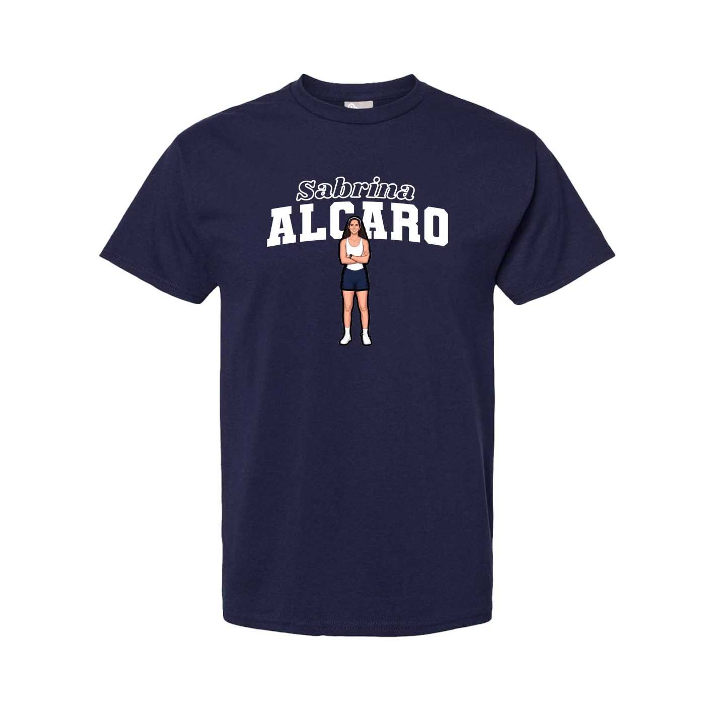 Youth Tee — Name Arch in Navy