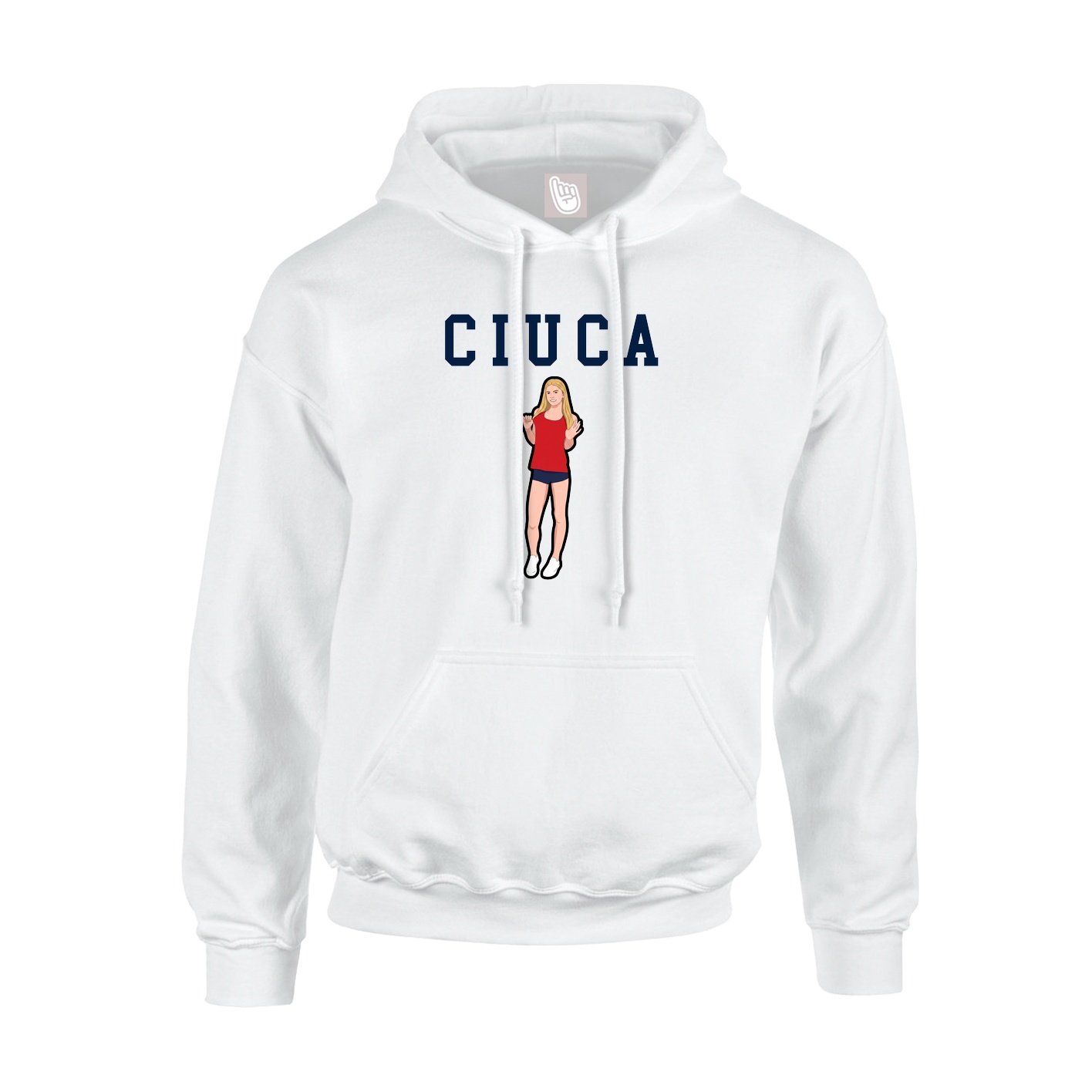 Youth Hoodie — Shirsey in White