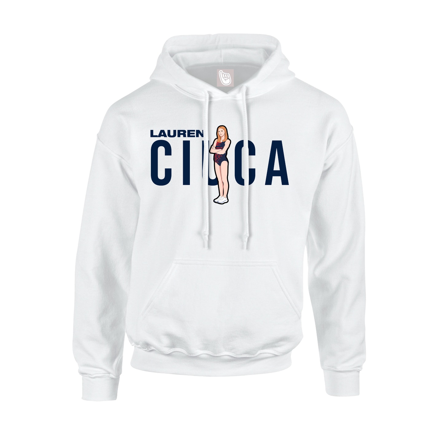 Hoodie — Player Name in White